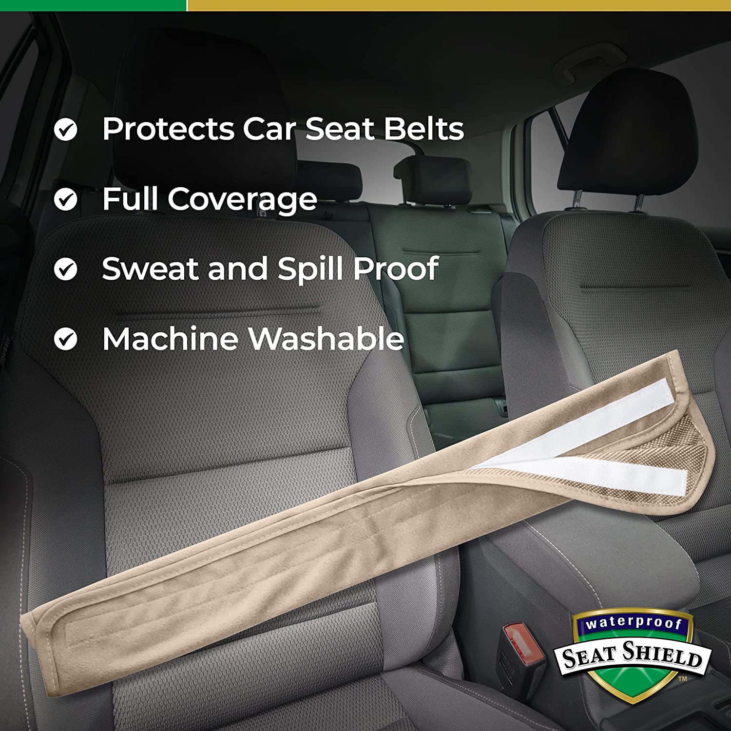 Waterproof Seat Belt Cover - Tan – MCarCovers