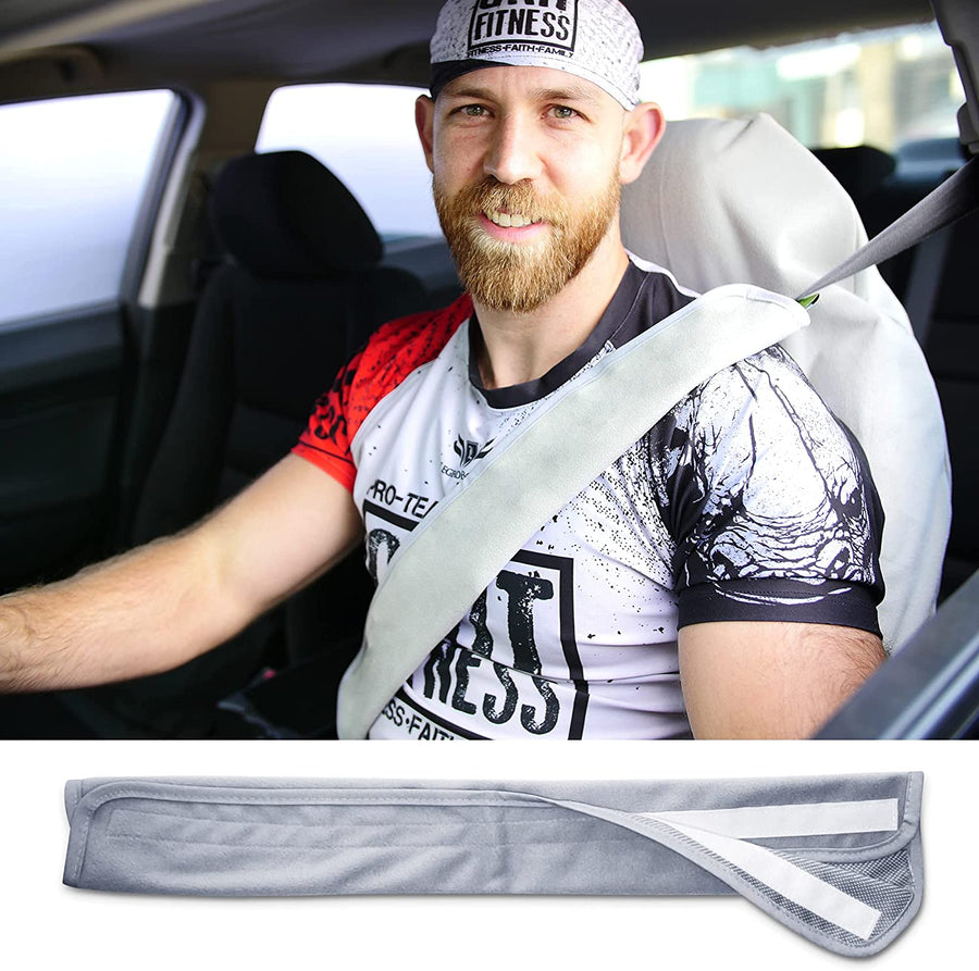 Waterproof Seat Belt Cover - Gray
