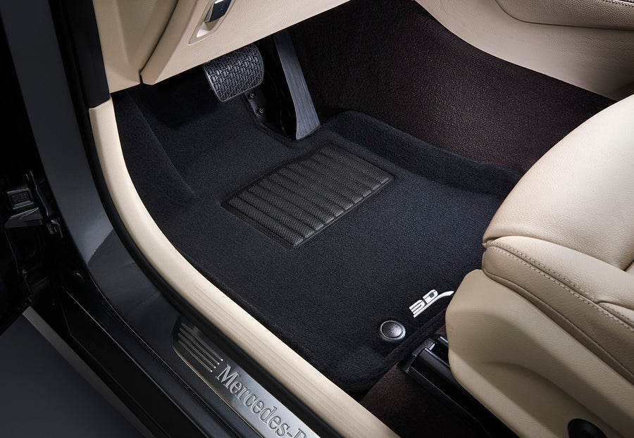 All-Weather Custom-Fit Floor Mats for Land Rover Range Rover Evoque 2020-2025 with Non-Slip Backing - Black - 1st Row 2nd Row