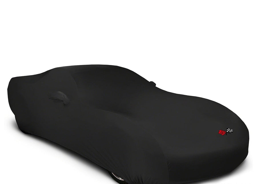 Chevrolet Corvette C3 1968-1982 Indoor Car Cover With C3 Flag Logo