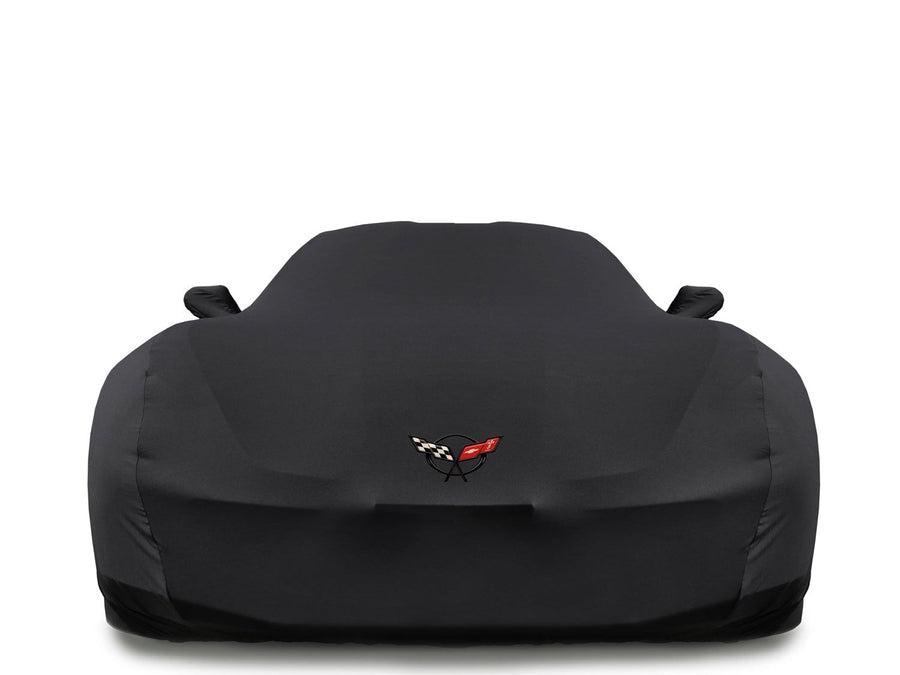 Chevrolet Corvette C5 1997-2004 Indoor Car Cover With C5 Flag Logo