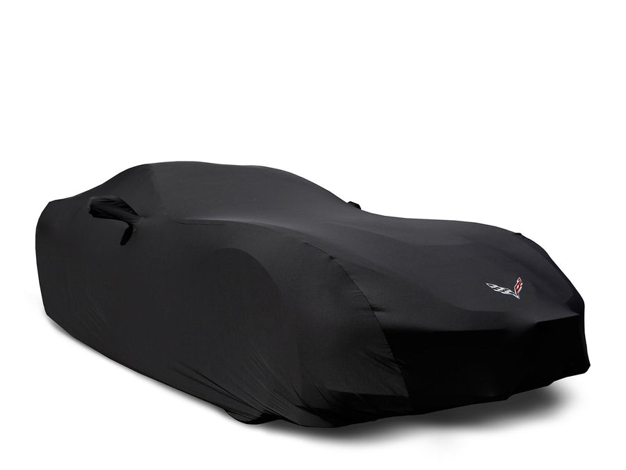 Chevrolet Corvette C7 2014-2019 Indoor Car Cover With C7 Flag Logo