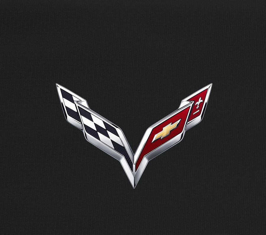 Chevrolet Corvette C7 2014-2019 Indoor Car Cover With C7 Flag Logo