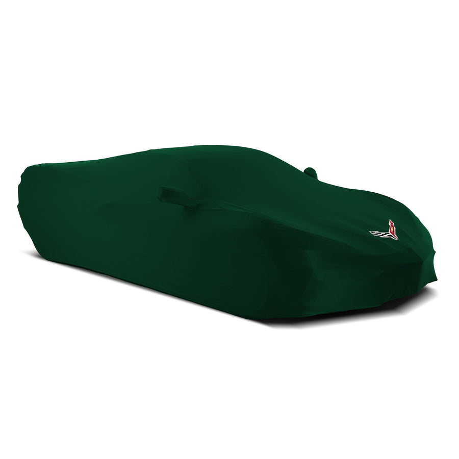 Chevrolet Corvette C8 2020-2026 Indoor Car Cover With C8 Flag Logo