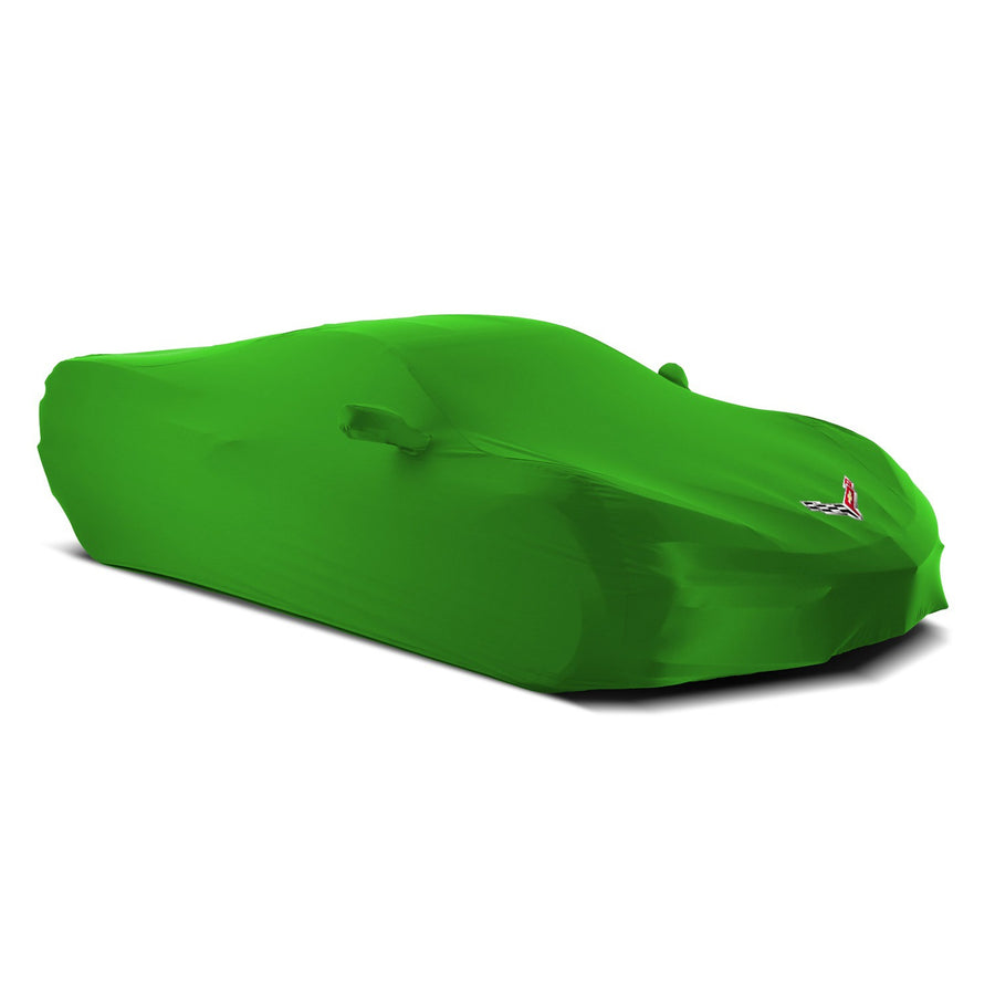 Chevrolet Corvette C8 2020-2026 Indoor Car Cover With C8 Flag Logo