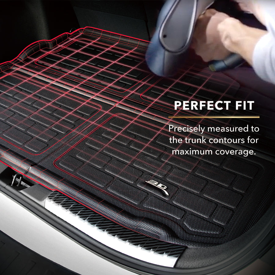 All-Weather Custom-Fit Floor Mats for Kia Sportage 2023-2025 with Non-Slip Backing - Black - Seatback Protector