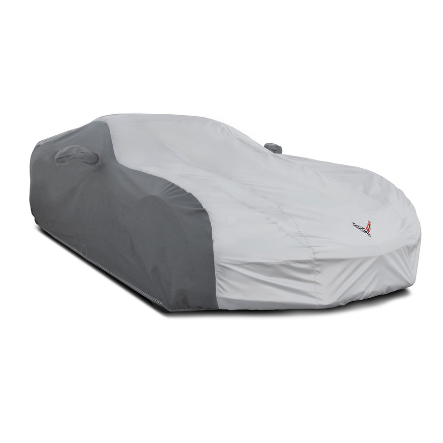 Chevrolet Corvette C7 2014-2019 Outdoor / Indoor Car Cover With C7 Flag Logo