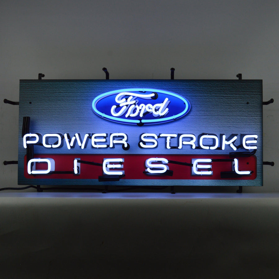 Ford Power Stroke Diesel Neon Sign with Backing