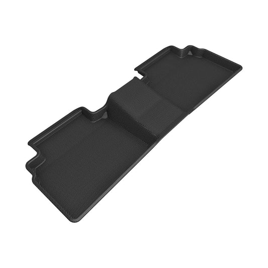 All-Weather Custom-Fit Floor Mats for Hyundai Tucson 2022-2025 with Non-Slip Backing - Black - 2nd Row