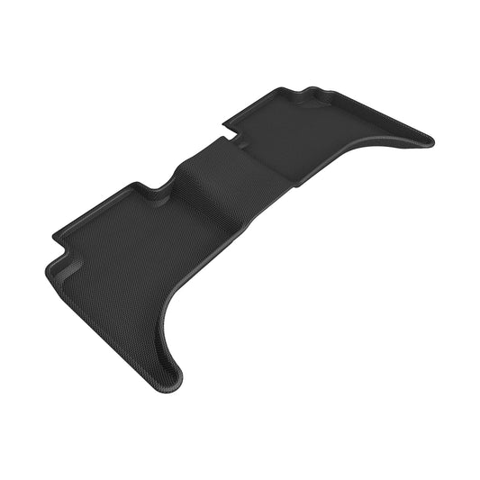 All-Weather Custom-Fit Floor Mats for Hyundai Santa Cruz 2022-2025 with Non-Slip Backing - Black  - 2nd Row