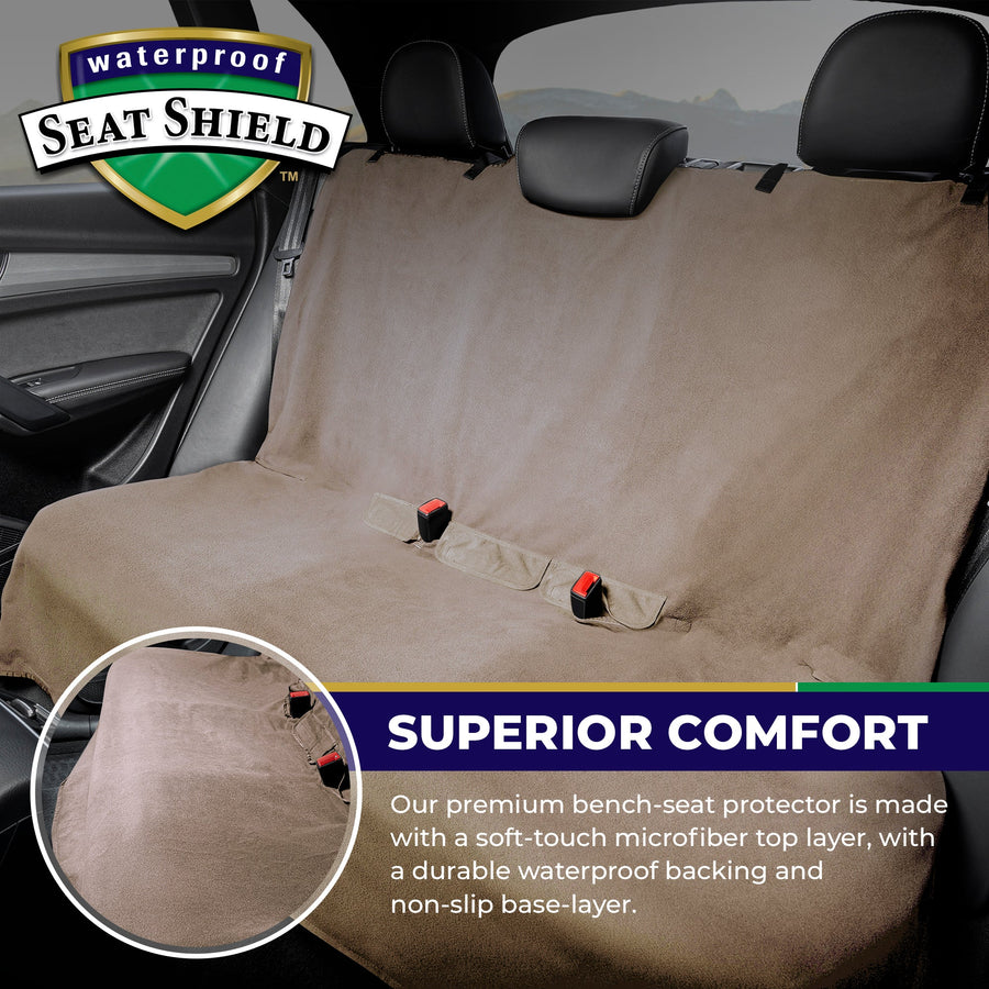SeatShield Back Seat Cover - Tan