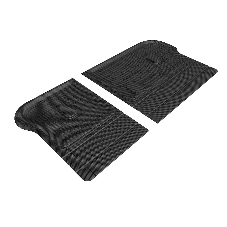 All-Weather Custom-Fit Floor Mats for Kia Sportage 2023-2025 with Non-Slip Backing - Black - Seatback Protector
