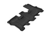All-Weather Custom-Fit Floor Mats for Acura Mdx 2007-2013 with Non-Slip Backing - Black - 3rd Row