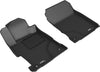All-Weather Custom-Fit Floor Mats for Acura Ilx 2013-2022 with Non-Slip Backing - Black - 1st Row