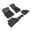 All-Weather Custom-Fit Floor Mats for Audi A4 / A4 Allroad / S4 / A5 / S5 2017-2025 with Non-Slip Backing - Black - 1st Row 2nd Row