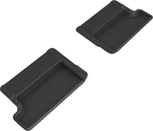 All-Weather Custom-Fit Floor Mats for Audi Tt 2016-2023 with Non-Slip Backing - Black - 2nd Row