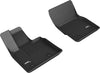 All-Weather Custom-Fit Floor Mats for Alfa Romeo Stelvio / Stelvio Quadrifoglio 2018-2025 with Non-Slip Backing - Black - 1st Row