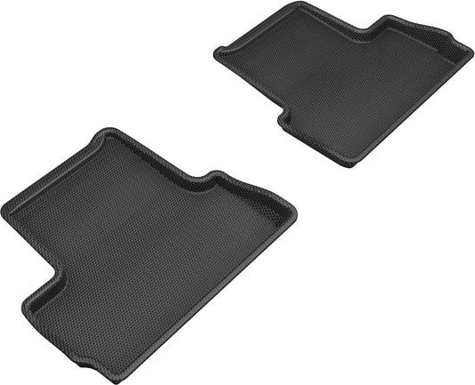 All-Weather Custom-Fit Floor Mats for Buick Verano 2012-2017 with Non-Slip Backing - Black - 2nd Row