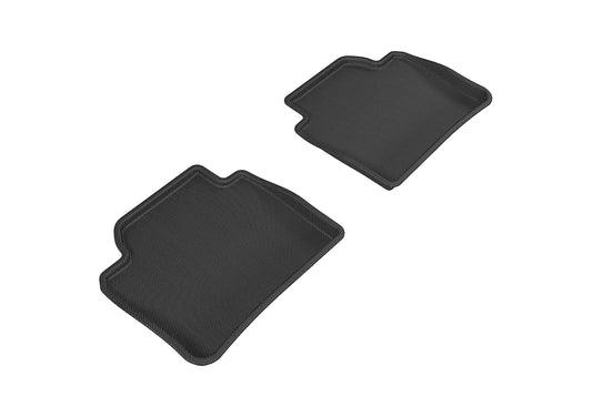All-Weather Custom-Fit Floor Mats for BMW 3 Series (F30) / 4 Series(F36) 2012-2020 with Non-Slip Backing - Black - 2nd Row