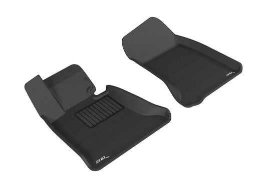 All-Weather Custom-Fit Floor Mats for BMW 5 Series 2004-2010 with Non-Slip Backing - Black - 1st Row