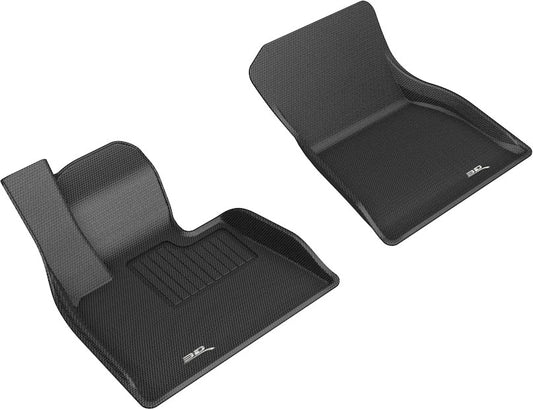 All-Weather Custom-Fit Floor Mats For Bmw X5 (G05) 2019-2026 / X6 (G06) 2020-2026 / X7 (G07) 2019-2026 With Non-Slip Backing - Black - 1St Row