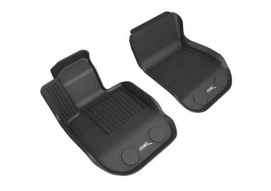 All-Weather Custom-Fit Floor Mats For Bmw Z4 2020-2026 (Single Row Set) With Non-Slip Backing - Black - 1St Row