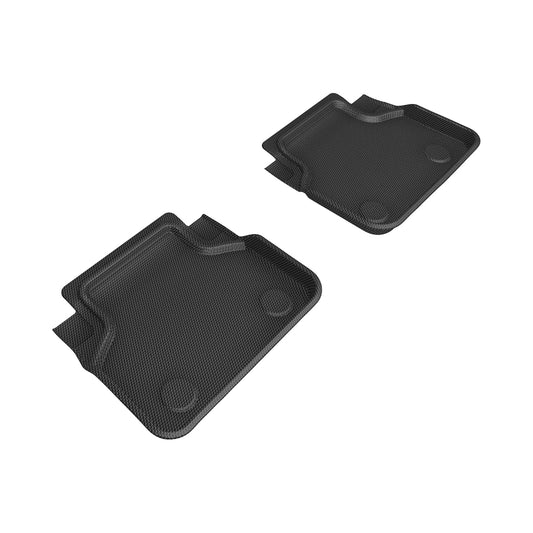 All-Weather Custom-Fit Floor Mats for BMW 2 Series Gran Coupe 2020-2024 with Non-Slip Backing - Black - 1st Row 2nd Row