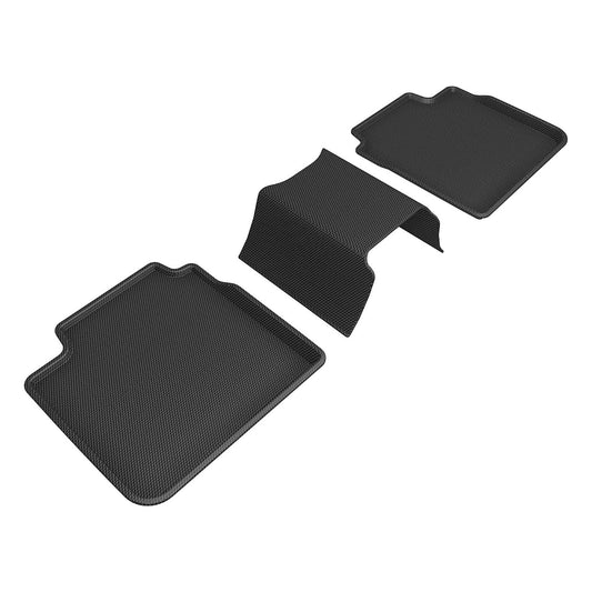 All-Weather Custom-Fit Floor Mats for BMW 7 Series (G70) 2023-2025 with Non-Slip Backing - Black - 2nd Row