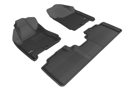 All-Weather Custom-Fit Floor Mats for Cadillac Srx 2010-2016 with Non-Slip Backing - Black - 1st Row 2nd Row