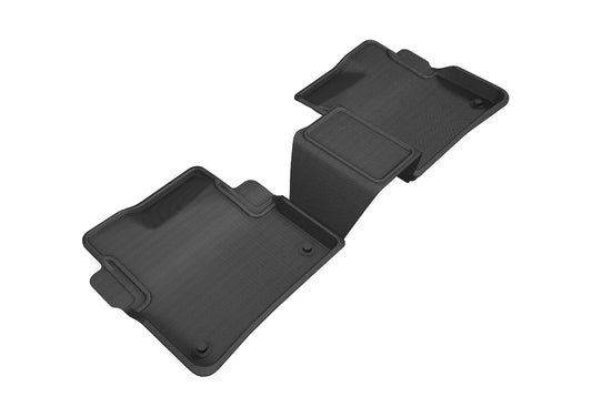 All-Weather Custom-Fit Floor Mats for Cadillac Ct6 2016-2020 with Non-Slip Backing - Black - 2nd Row
