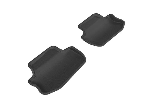 All-Weather Custom-Fit Floor Mats for Chevrolet Camaro 2010-2015 with Non-Slip Backing - Black - 2nd Row