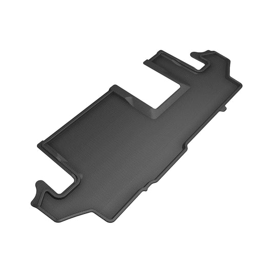 All-Weather Custom-Fit Floor Mats for Chevrolet Suburban 2021-2024 with Non-Slip Backing - Black - 3rd Row