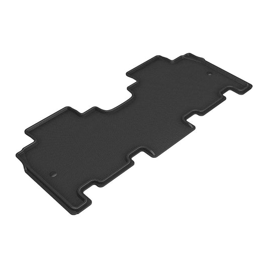 All-Weather Custom-Fit Floor Mats for Chrysler Pacifica Pinnacle 2021-2025 with Non-Slip Backing - Black - 2nd Row