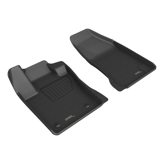 All-Weather Custom-Fit Floor Mats for Dodge / Alfa Romeo Hornet / Tonale 2023-2025 with Non-Slip Backing - Black - 1st Row