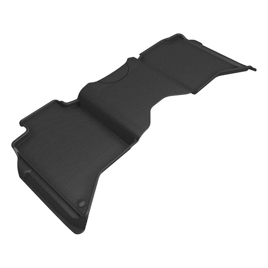 All-Weather Custom-Fit Floor Mats for Dodge Ram 2500 Crew Cab 2019-2024 with Non-Slip Backing - Black - 2nd Row