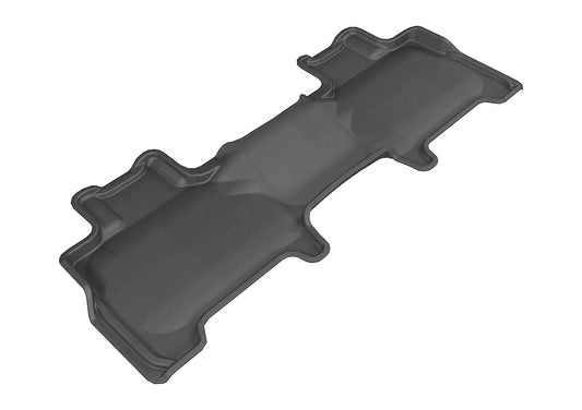 All-Weather Custom-Fit Floor Mats for Ford/Lincoln Expedition/Navigator 2007-2017 with Non-Slip Backing - Black - 2nd Row