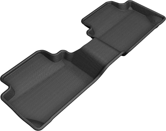 All-Weather Custom-Fit Floor Mats for Ford Ecosport 2018-2022 with Non-Slip Backing - Black - 2nd Row