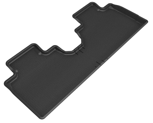 All-Weather Custom-Fit Floor Mats For Ford Mustang Mach-E 2021-2025 With Non-Slip Backing - Black - 2Nd Row