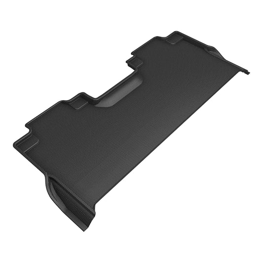 All-Weather Custom-Fit Floor Mats for Ford F-150 Supercrew 2021-2025 with Non-Slip Backing - Black - 2nd Row