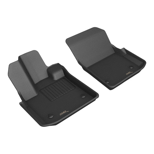 All-Weather Custom-Fit Floor Mats for Fisker Ocean 2023-2024 with Non-Slip Backing - Black - 1st Row