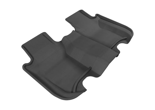 All-Weather Custom-Fit Floor Mats for Honda Fit 2009-2013 with Non-Slip Backing - Black - 2nd Row