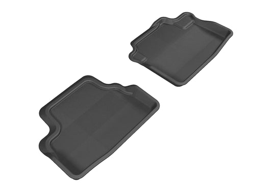 All-Weather Custom-Fit Floor Mats for Honda Accord Coupe 2008-2012 with Non-Slip Backing - Black - 2nd Row