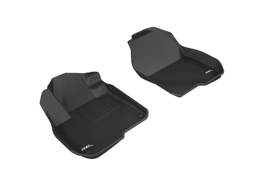 All-Weather Custom-Fit Floor Mats for Honda Cr-V 2017-2022 with Non-Slip Backing - Black - 1st Row