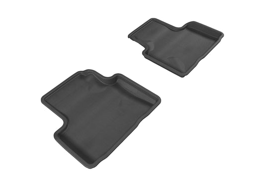 All-Weather Custom-Fit Floor Mats for Infiniti Q40/G35/37 Sedan 2007-2015 with Non-Slip Backing - Black - 2nd Row