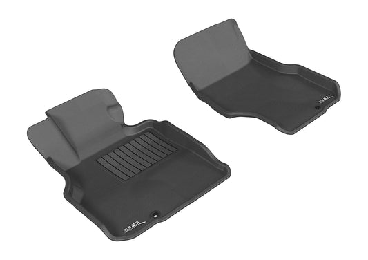 All-Weather Custom-Fit Floor Mats for Infiniti M35 2006-2010 with Non-Slip Backing - Black - 1st Row