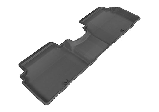 All-Weather Custom-Fit Floor Mats for Kia Sportage 2011-2016 with Non-Slip Backing - Black - 2nd Row