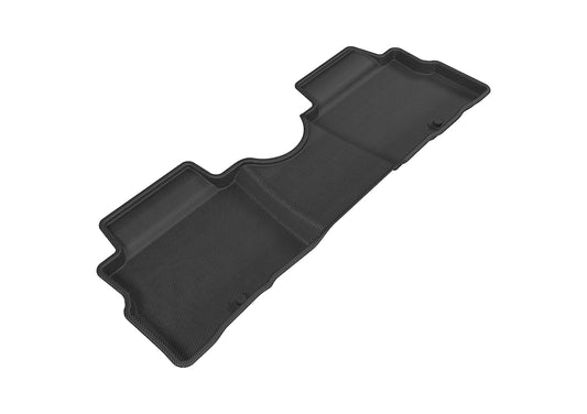 All-Weather Custom-Fit Floor Mats for Kia Soul 2011-2013 with Non-Slip Backing - Black - 2nd Row
