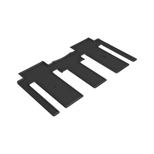 All-Weather Custom-Fit Floor Mats for Kia Carnival/Sedona 2022-2024 with Non-Slip Backing - Black - 2nd Row