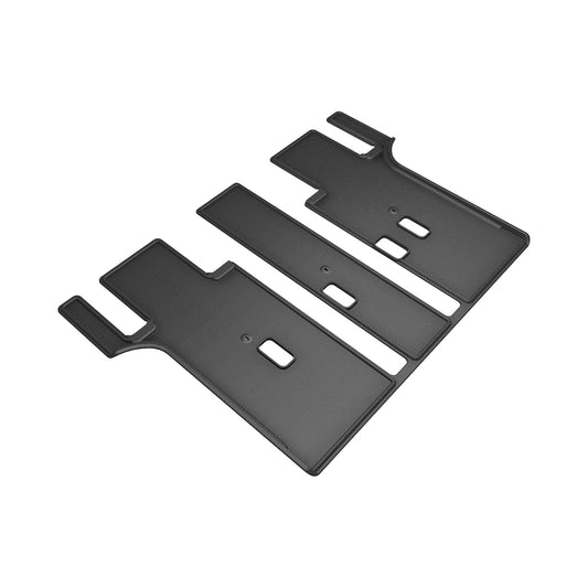 All-Weather Custom-Fit Floor Mats for Kia Carnival/Sedona 2022-2024 with Non-Slip Backing - Black - 3rd Row