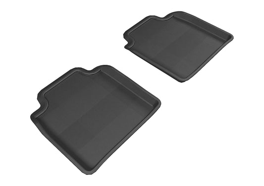 All-Weather Custom-Fit Floor Mats for Lexus Ls460L/Ls600Hl 2007-2012 with Non-Slip Backing - Black - 2nd Row